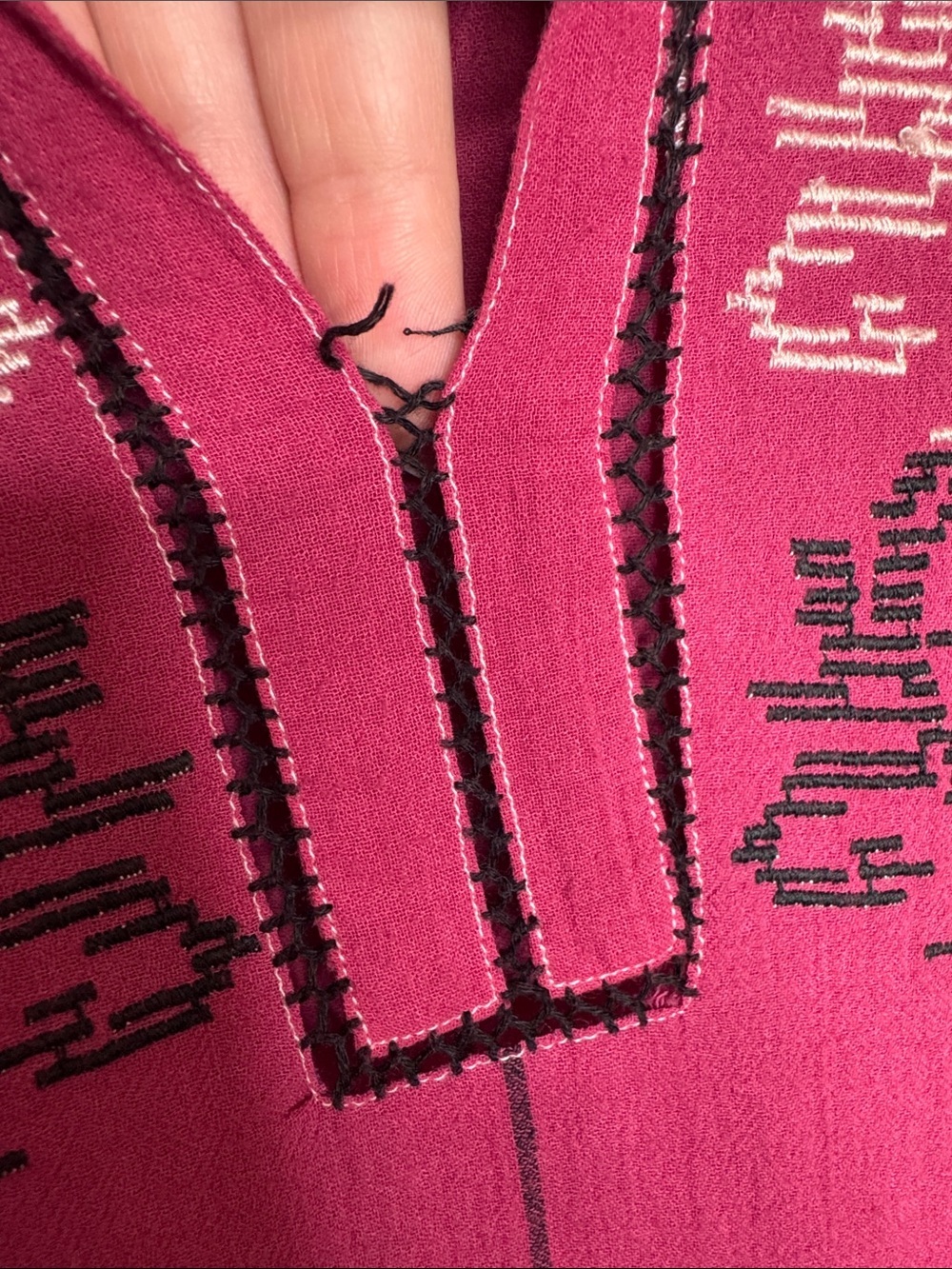 Ulla Johnson Dalia Pink Embroidered Mini Dress Size 2 Cotton Stitched - Picture 6 of 7